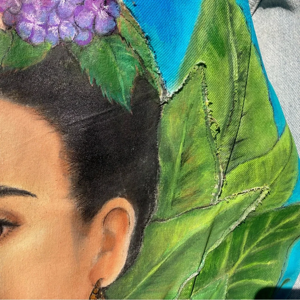 Hand Painted Frida Kahlo Jacket - Picture 6 of 16